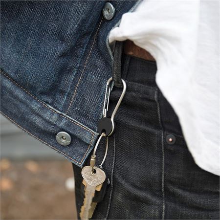 Everyman CC Cowan Carabiner Brass with Unique Key Chain Locking System