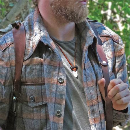 Wazoo Survival Gear 001 Bushcraft Firestarter Necklace