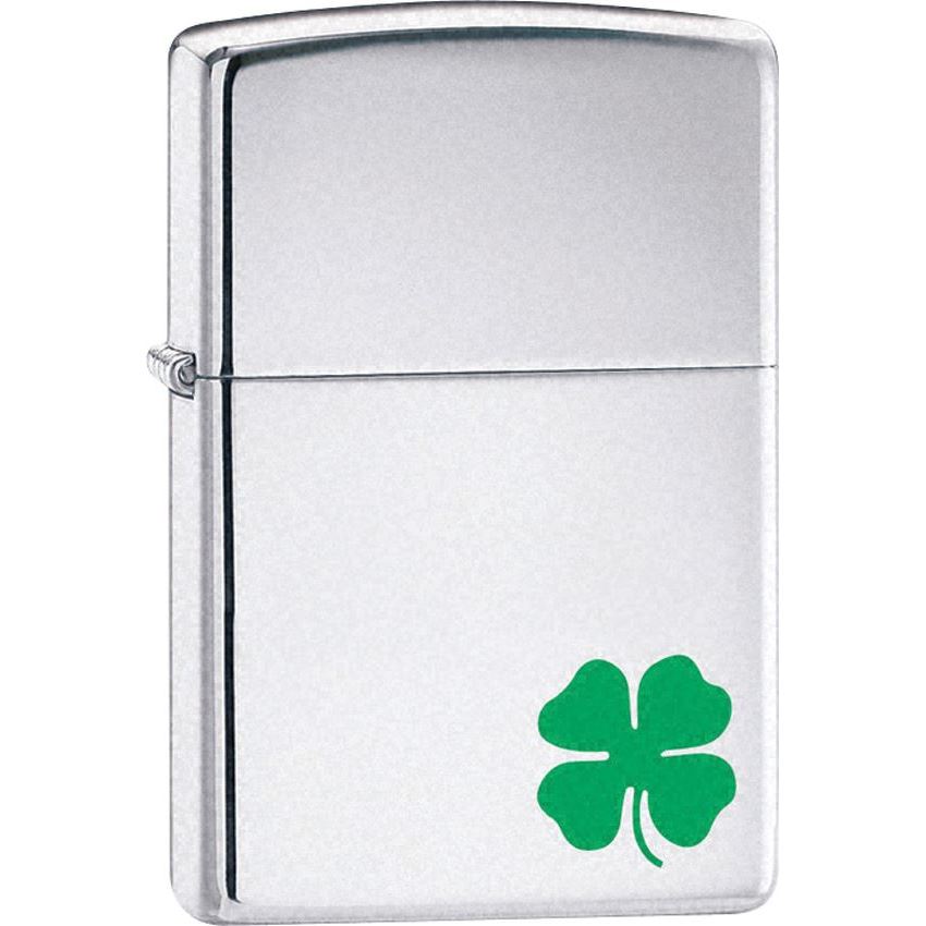 Zippo 24007 A Bit ''O'' Luck with High Polished Chrome Finish