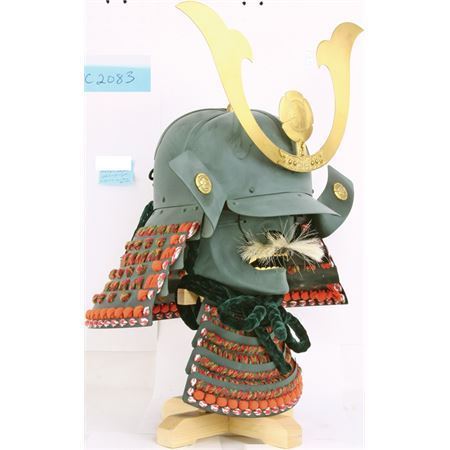 Paul Chen 2083 ODa Nobunaga Helmet with Wood Display Stand