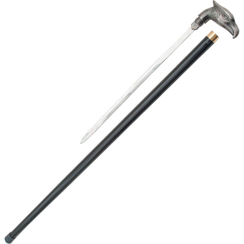 Pakistan 1088 Pakistan Eagle Sword Cane with Cast Metal Handle