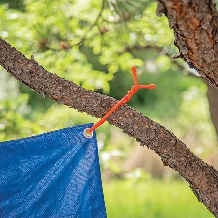 Nite Ize 01983 Indoor Outdoor Gear Tie with Rubber Construction - Orange