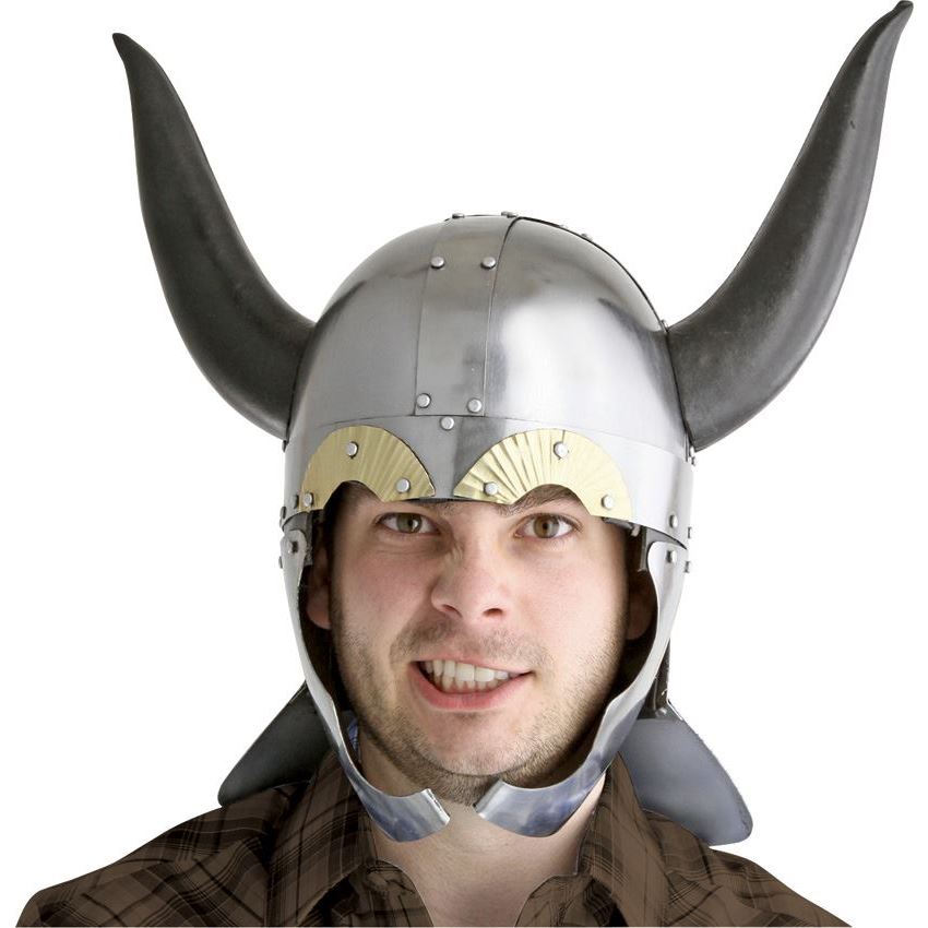 Pakistan 910947 Wearable Viking Helmet With Heavy 18 Gauge Steel Construction