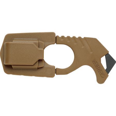 Gerber 0132 Strap Cutter Coyote Brown with Stainless Steel Construction