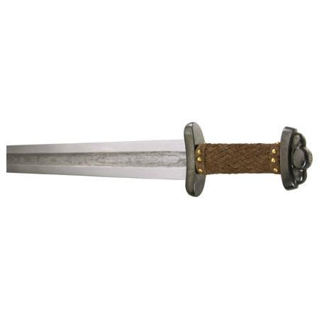 Paul Chen 1010 Godfred Viking Sword with Leather Handle