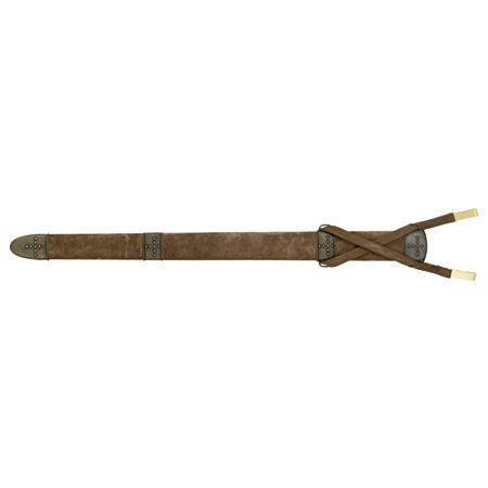 Paul Chen 1010 Godfred Viking Sword with Leather Handle