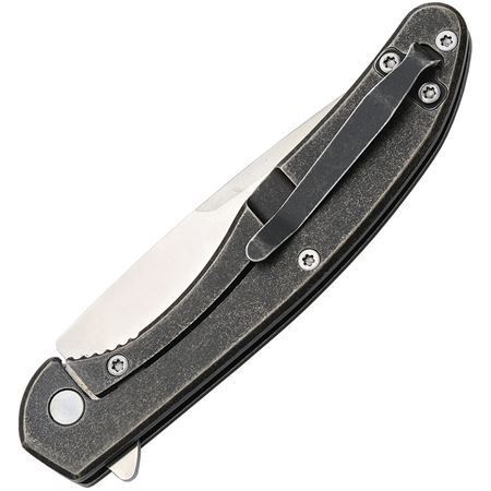 Bear & Son 36034 Slim Flipper Knife Black Handles