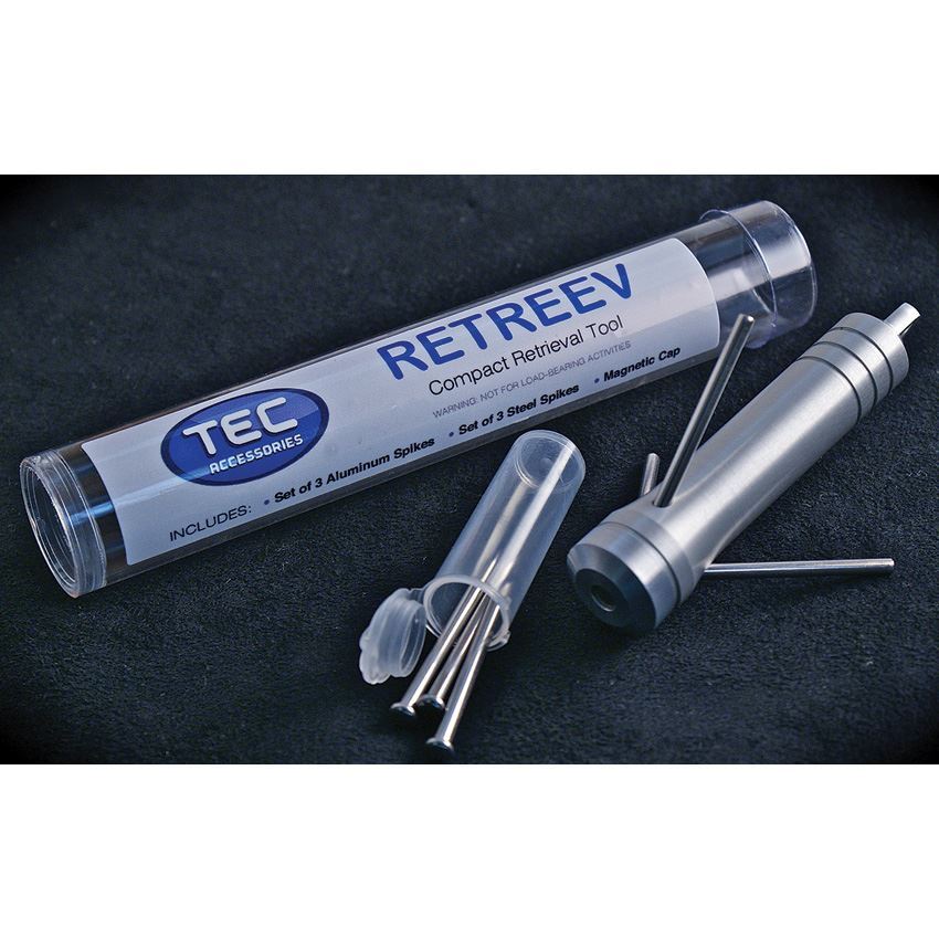 TEC Accessories 12 Tec Accessories Retreev Compact Retrieval Tool with Aluminum and Stainless Spike