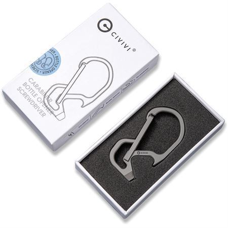 Civivi A01A Click Carabiner Gray