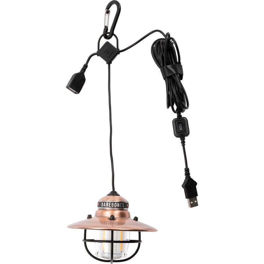 Barebones Living 268 Edison Pendant Light Copper