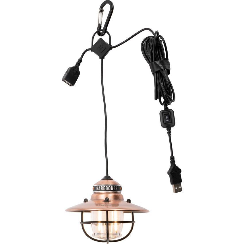 Barebones Living 268 Edison Pendant Light Copper