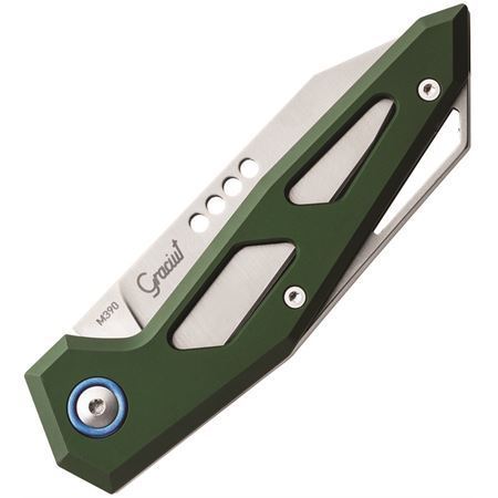 MKM EGAGR Edge Slipjoint Knife Green Handles