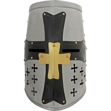 India Made 910996 Medieval Crusader Helmet