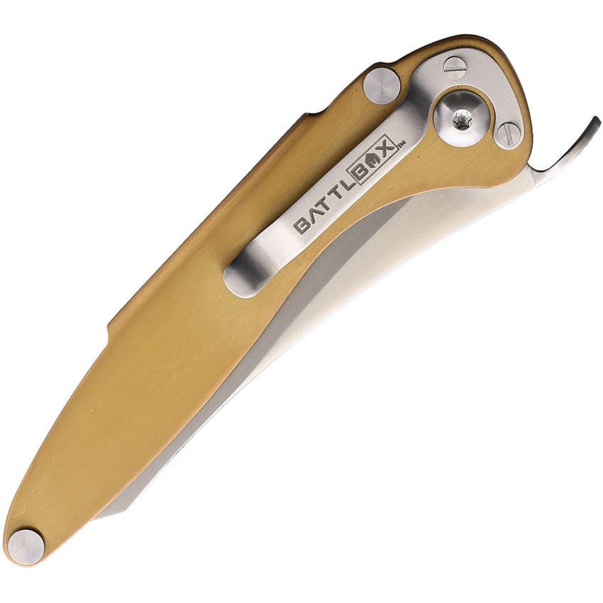 Brous  262 Minikami Folder LE Knife Copper Handles