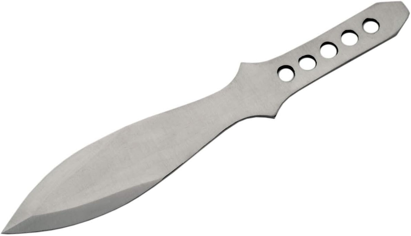 10.5" Single Silver Heavy-Duty Balanced Professional Sport Throwing Knife, 203103-SL