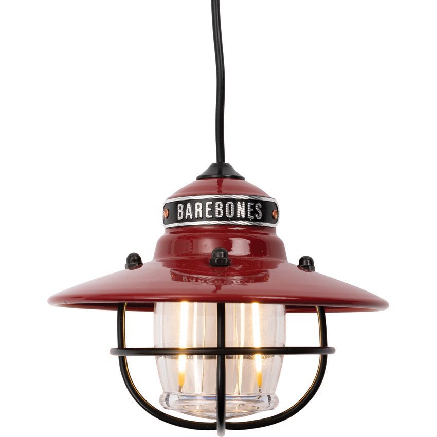 Barebones Living 266 Edison Pendant Light Red