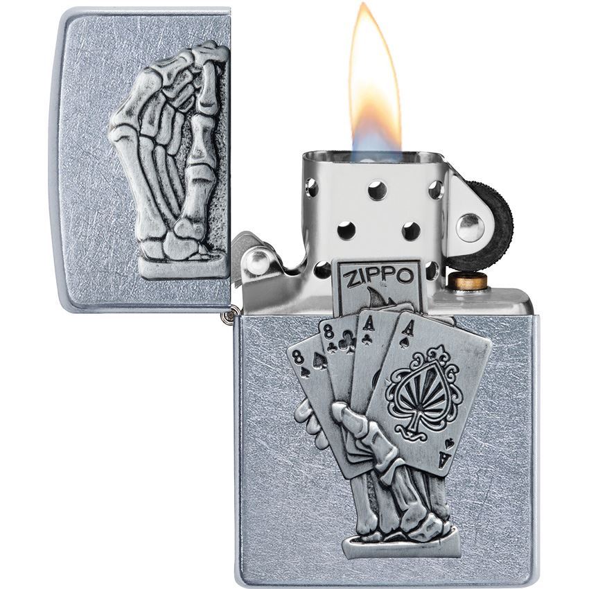 Zippo 70262 Dead Man's Hand Emblem