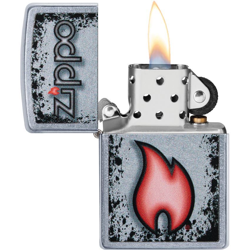 Zippo 70417 Zippo Flame Design Lighter