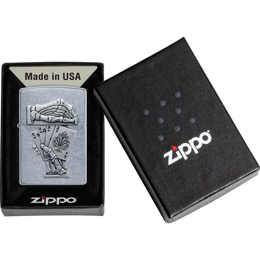 Zippo 70262 Dead Man's Hand Emblem