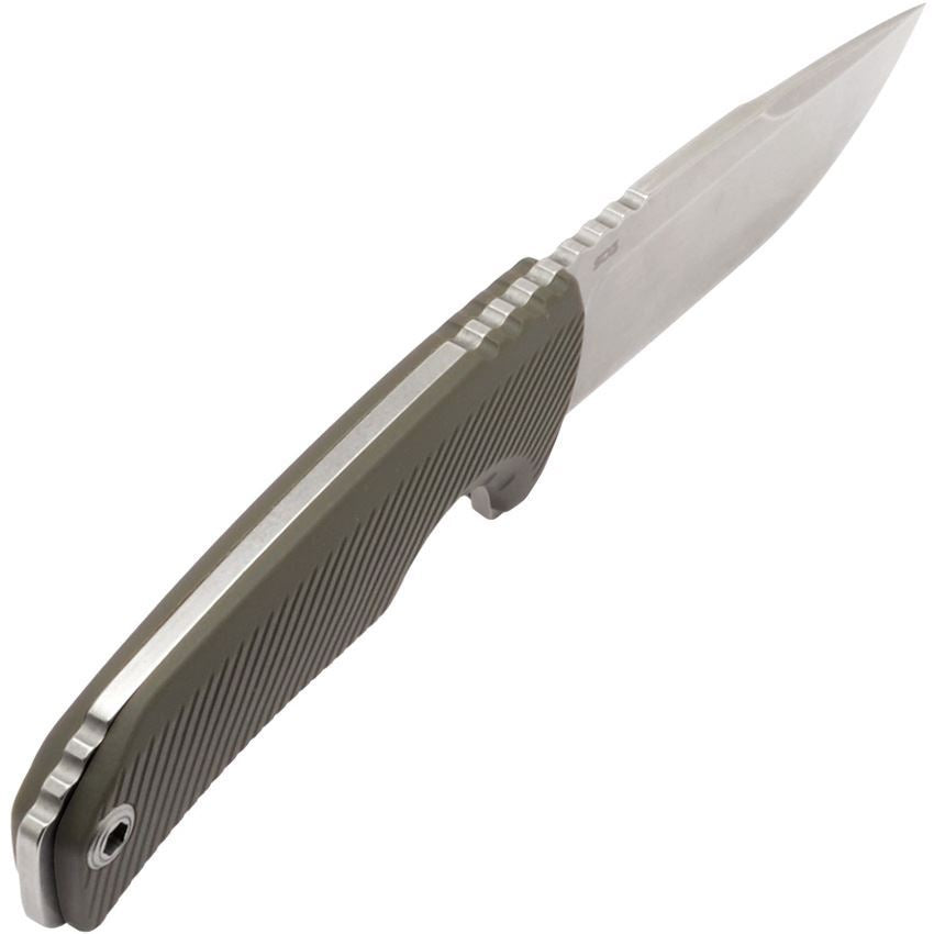 SOG 17060143 Tellus Stonewash Fixed Blade Knife OD Green Handles