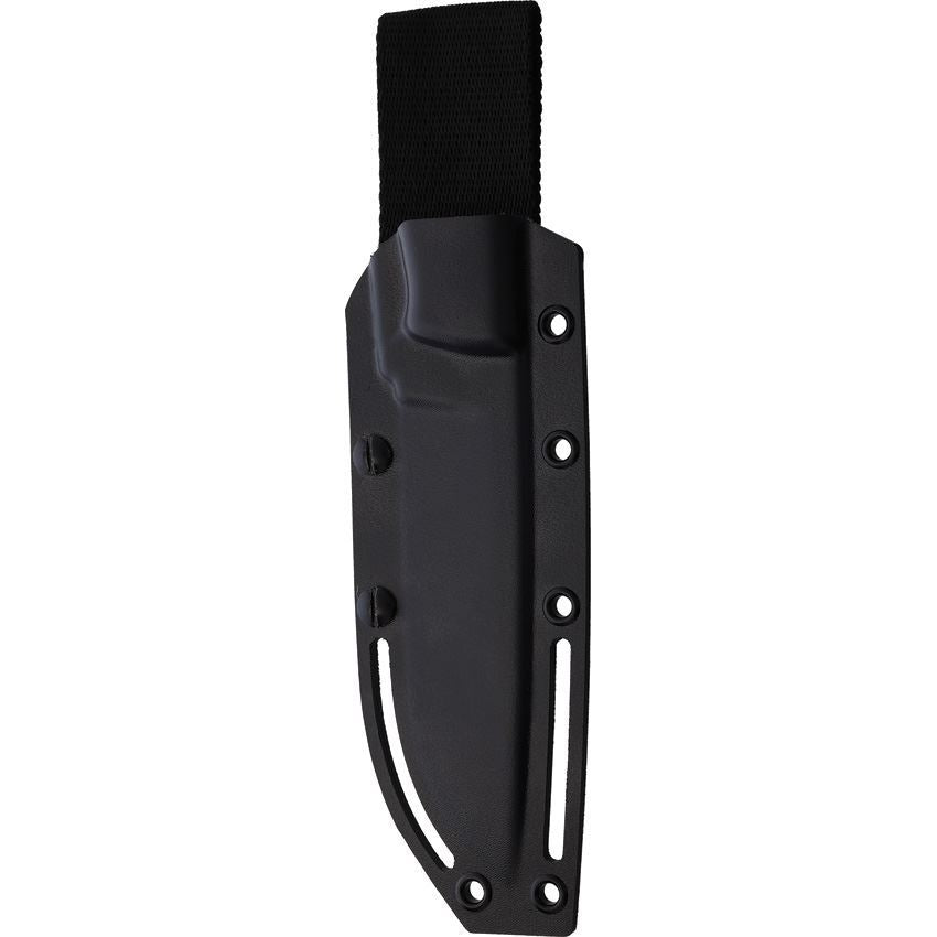 ZA-PAS 30 Ultra Outdoor Black Fixed Blade Knife Black Handles