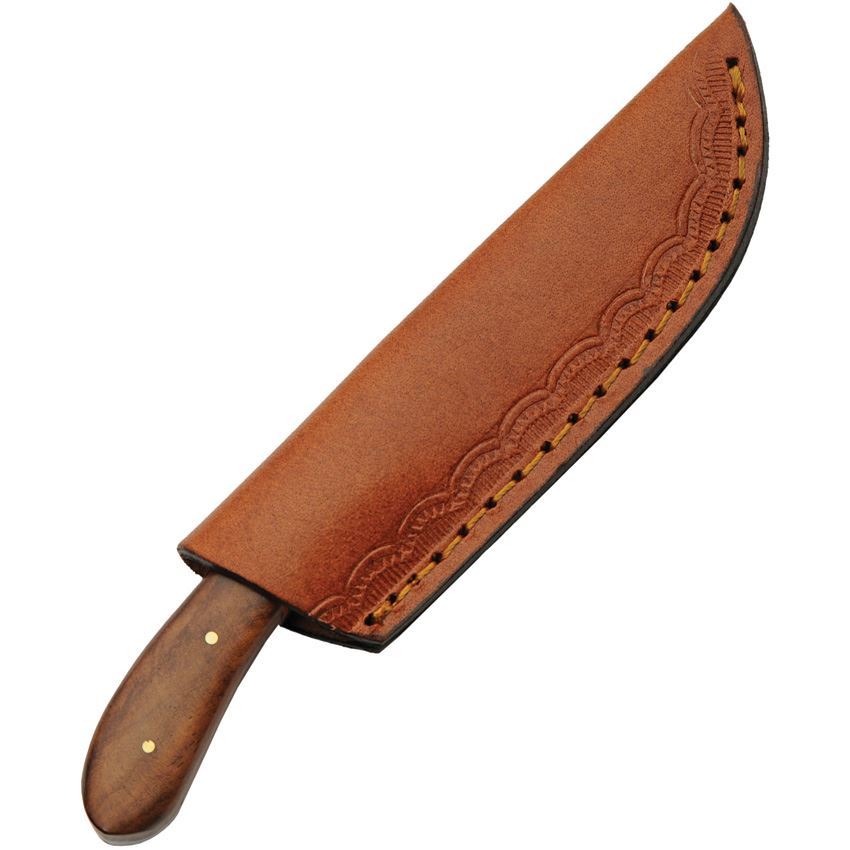 Pakistan 8031 Slight Stag Hunter Satin Fixed Blade Knife Wood Handles