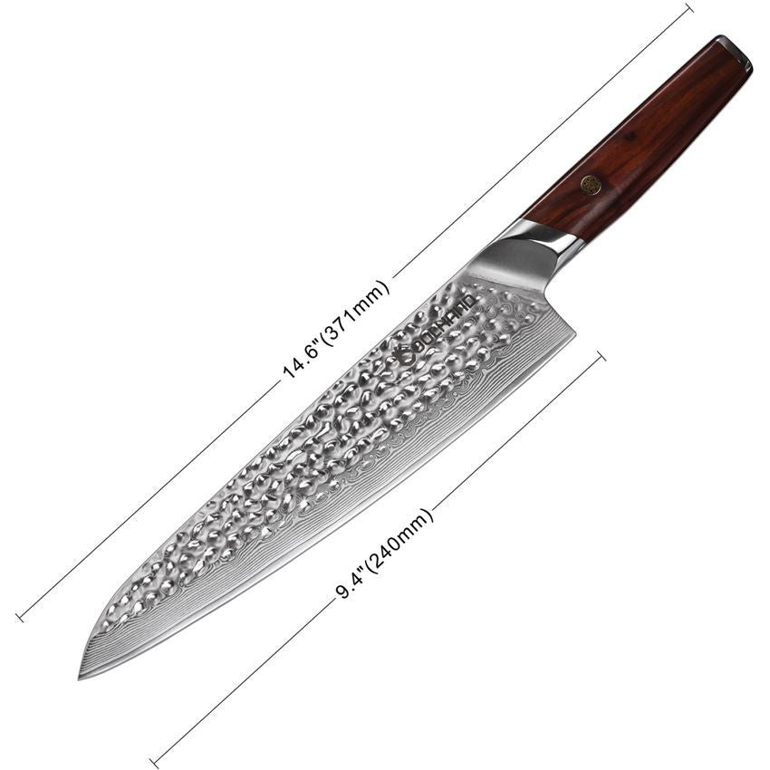 Coolhand 7199DCB Chef Knife Cocobolo Wood