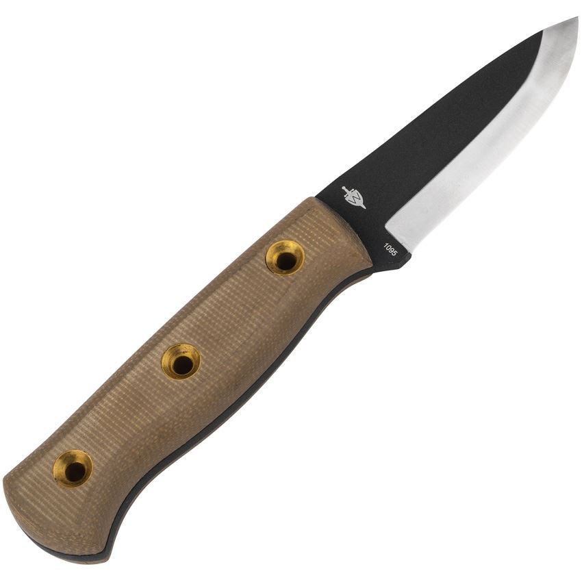 Boker Plus 02BO075 Vigtig Fixed Blade Knife Brown Handles