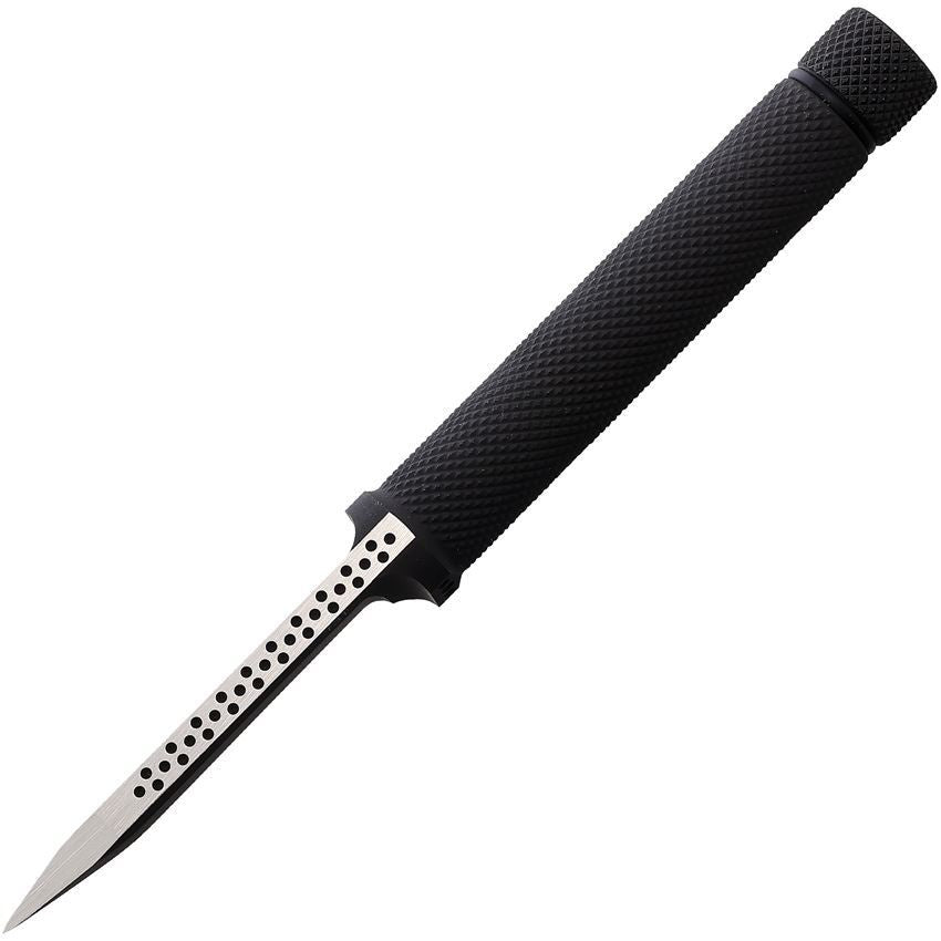 Panacea X 001 FireFly Tanto Black Fixed Blade Knife Ferro Screws Handles