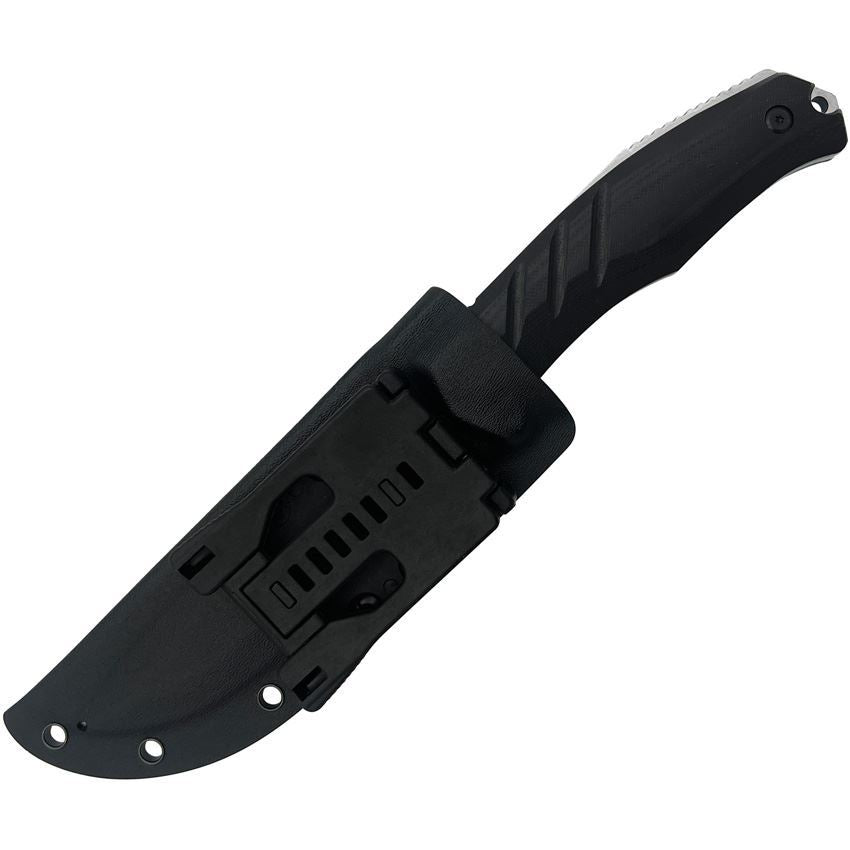 Takumitak 211SL Exit Point Satin Fixed Blade Knife Black Handles