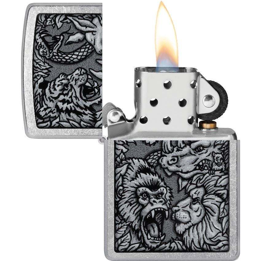 Zippo 53185 Jungle Design Lighter