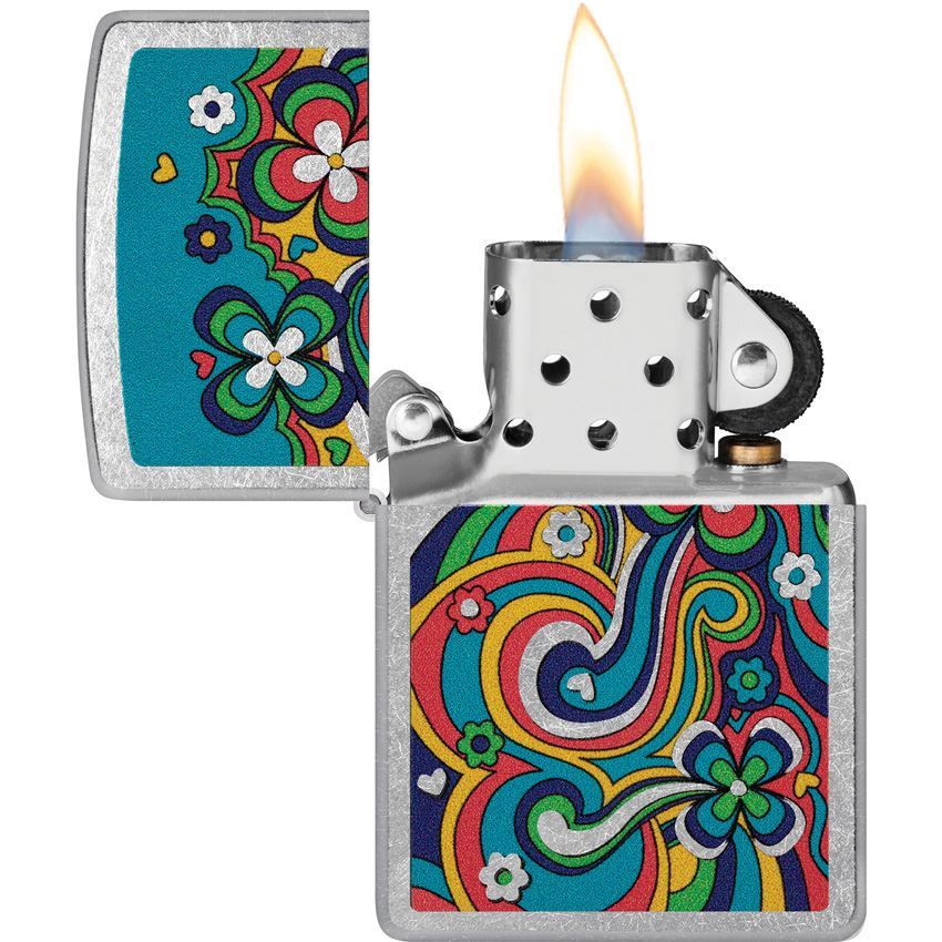 Zippo 53205 Flower Power Design Lighter