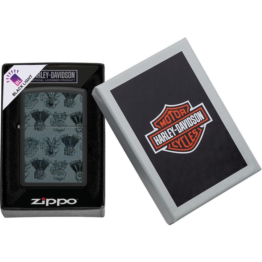 Zippo 53229 Harley Davidson Engine Lighter