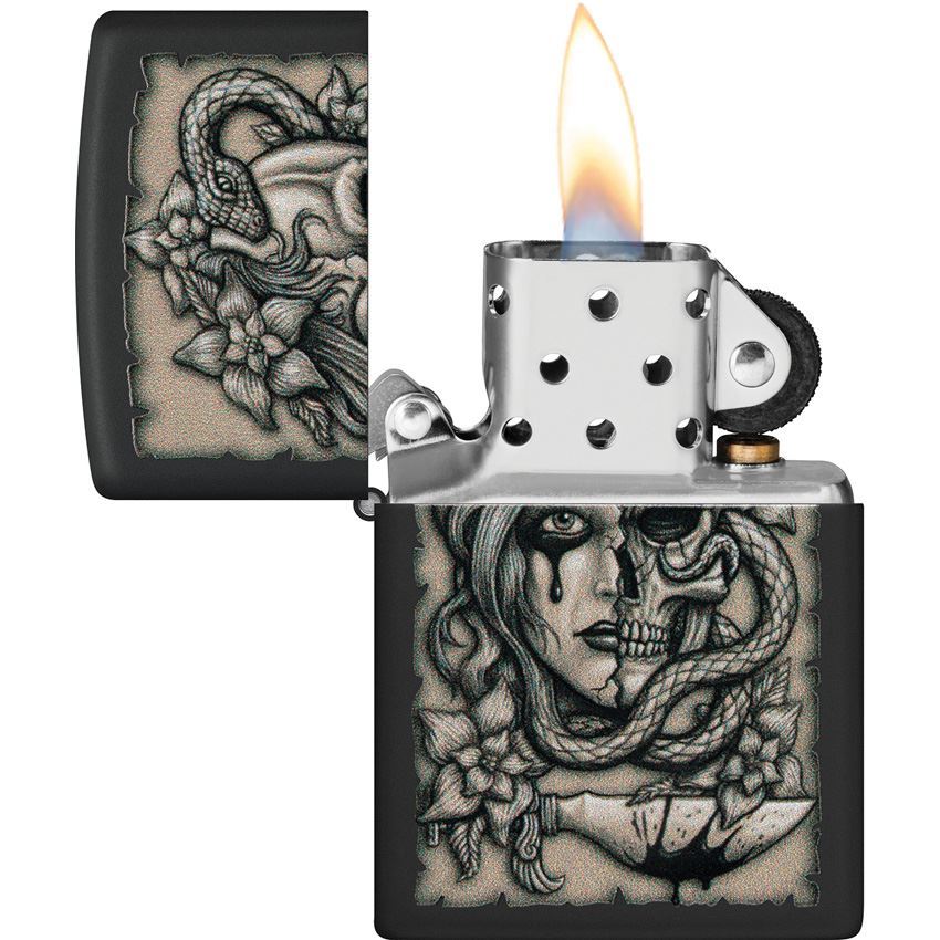 Zippo 53239 Gory Tattoo Design Lighter