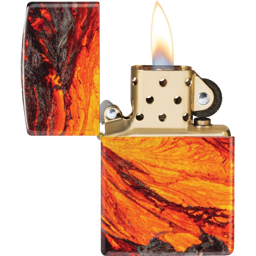 Zippo 53319 Lava Flow Design Lighter