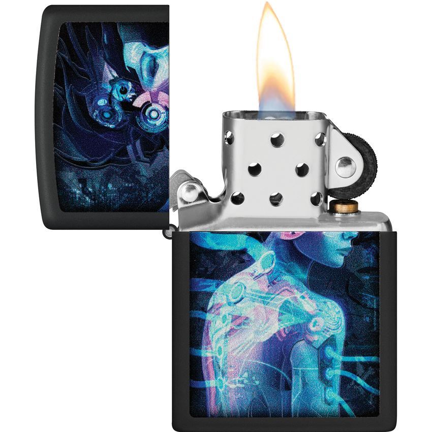 Zippo 73667 Cyborg Woman Design