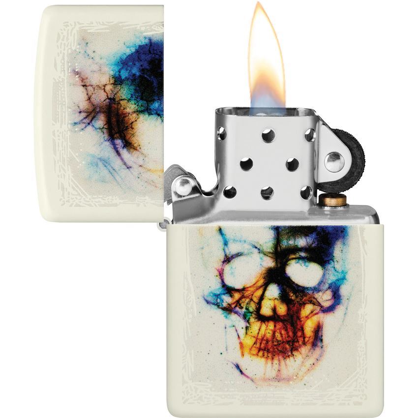 Zippo 73765 Skull Print Design Lighter