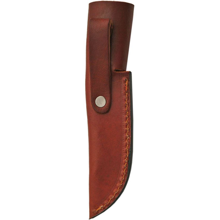 Rite Edge 8012 Skinner Satin Fixed Blade Knife Brown Handles