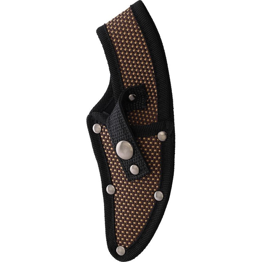 Rough Rider 2584 Rough Rider Satin Fixed Blade Knife Black/Brown Handles