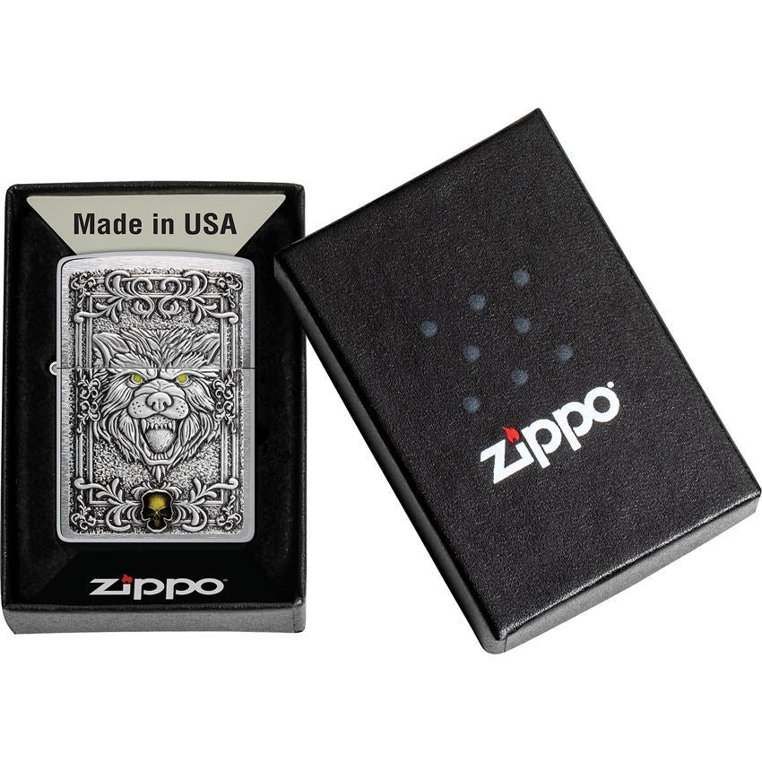 Zippo 53775 Fierce Wolf Lighter