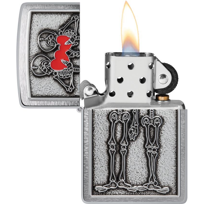 Zippo 74583 Skull Couple Lighter