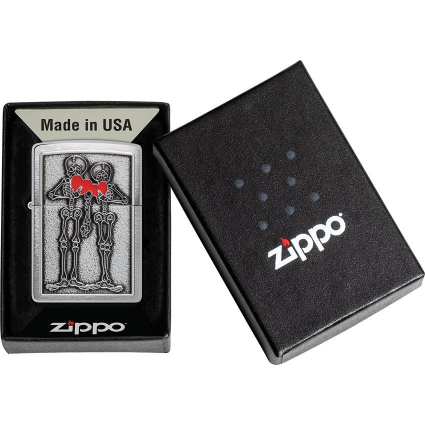 Zippo 74583 Skull Couple Lighter