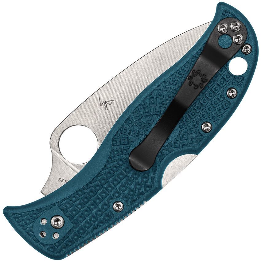 Spyderco 262PBLK390 LeafJumper Lockback Knife Blue