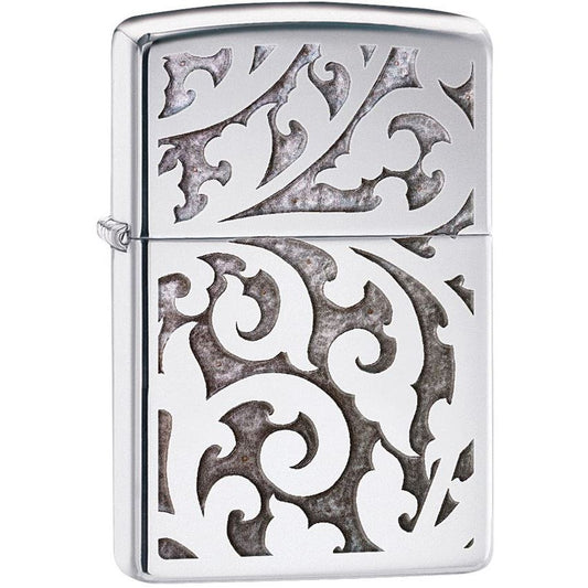 Zippo 28530 Zippo Filigree with High Polish Chrome Finish