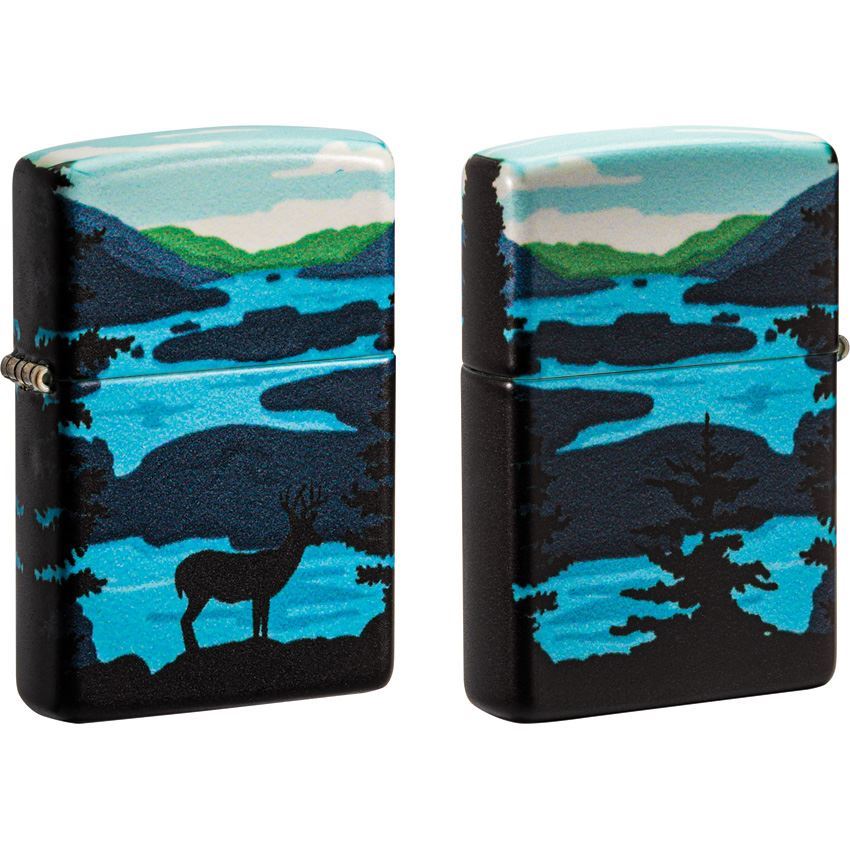 Zippo 70151 Deer Landscape Lighter