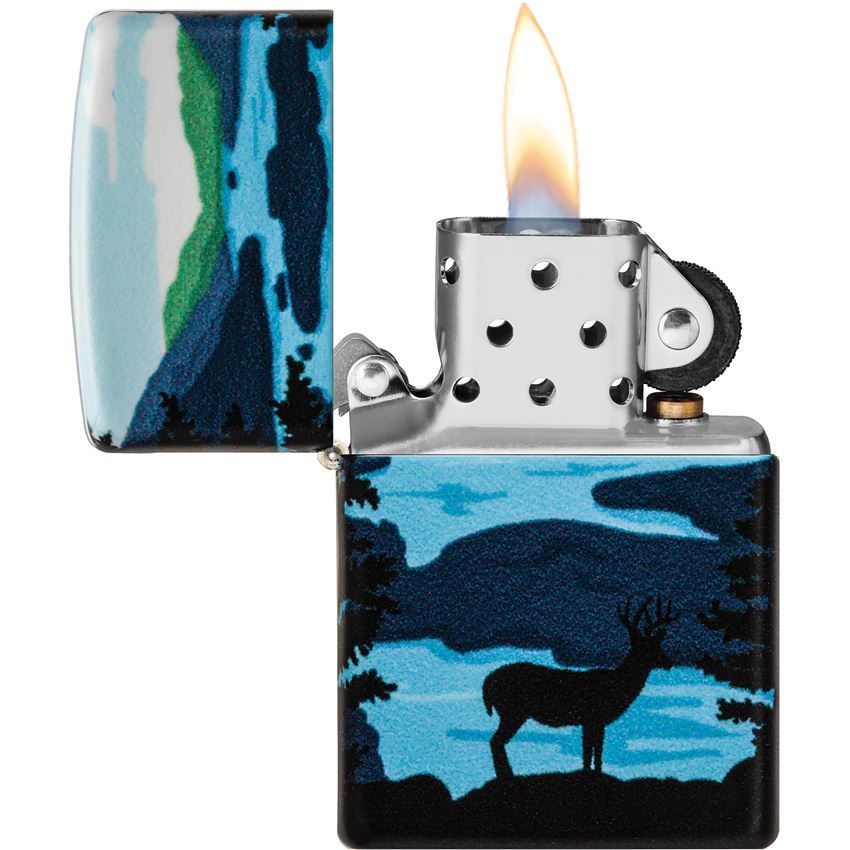 Zippo 70151 Deer Landscape Lighter