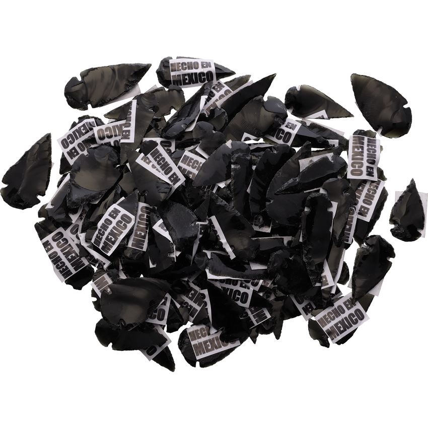 Arrowhead 06L Black Obsidian Large Arrowheads