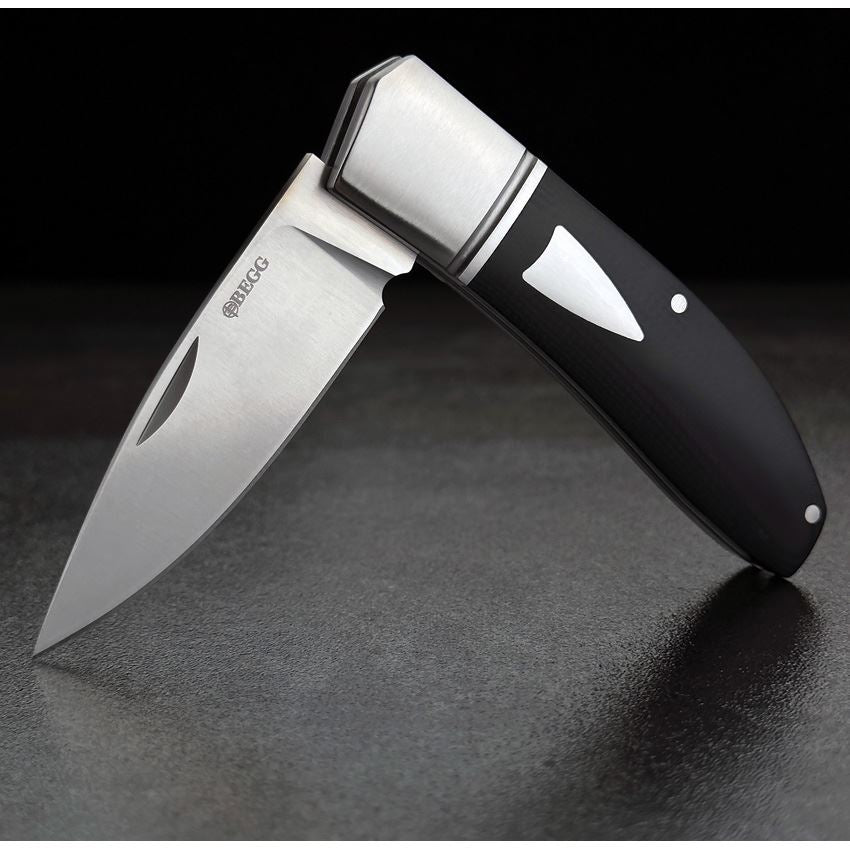 Begg 037 DP Slip Joint Knife Black Handles