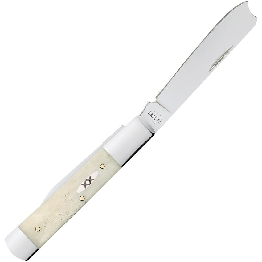 Case XX 13316 Razor Knife Natural Bone Handles