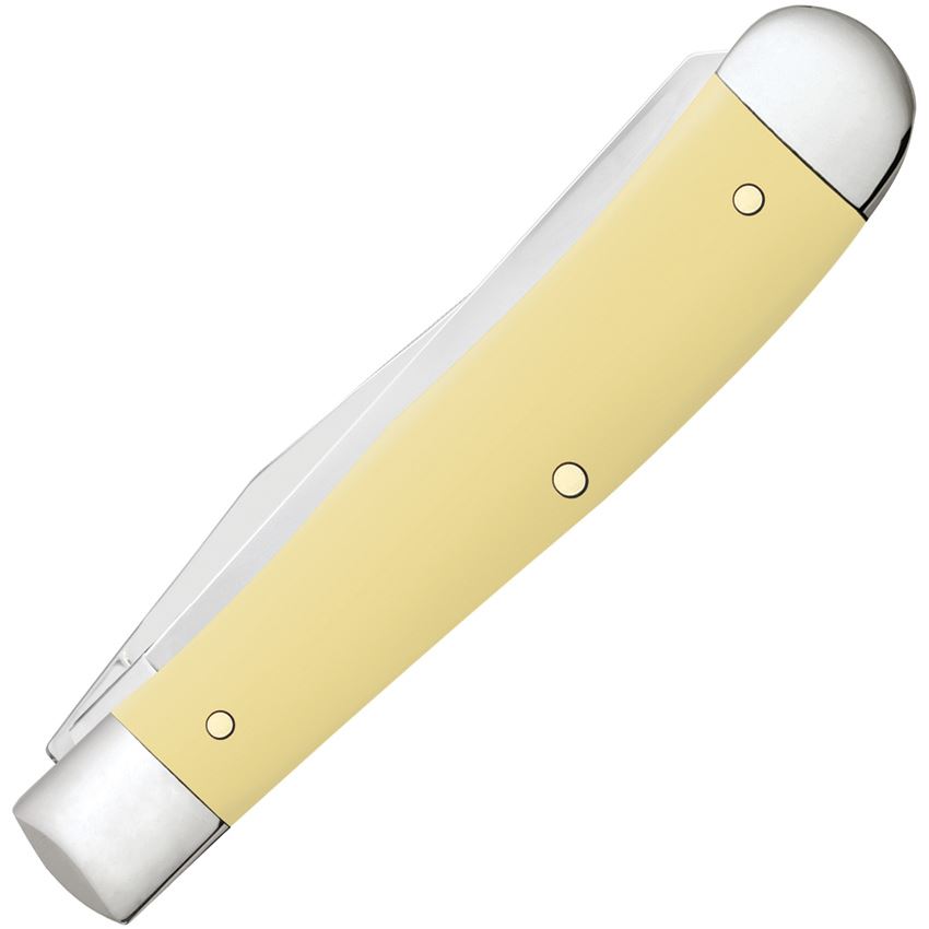 Case XX 06089 Trapper Knife Yellow Synthetic Handles